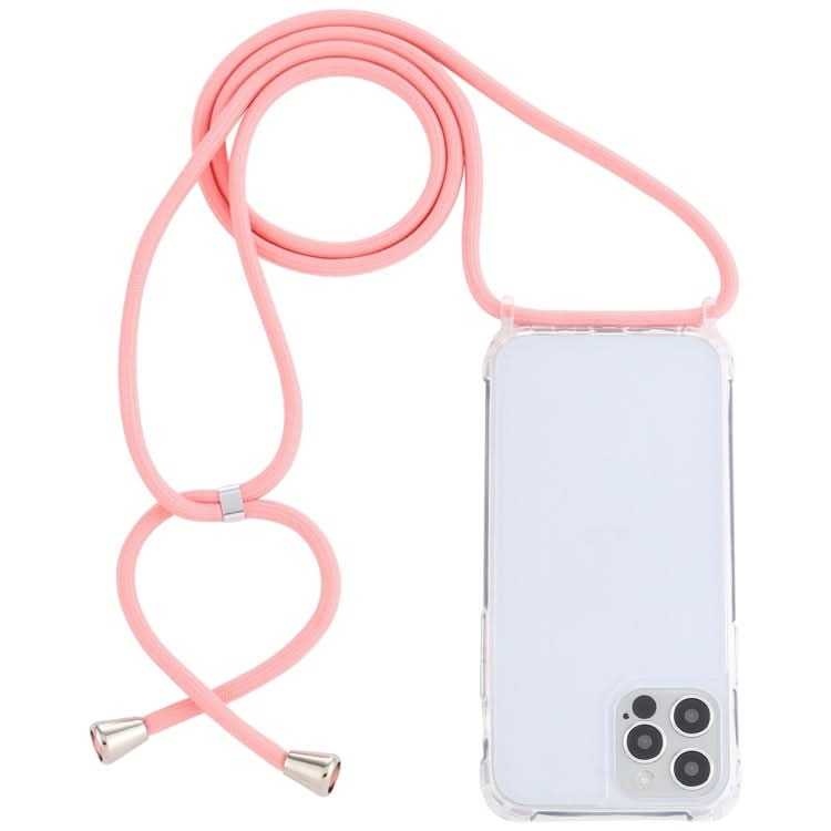 Transparent Acrylic Airbag Shockproof Phone Protective Case with Lanyard, Series 8