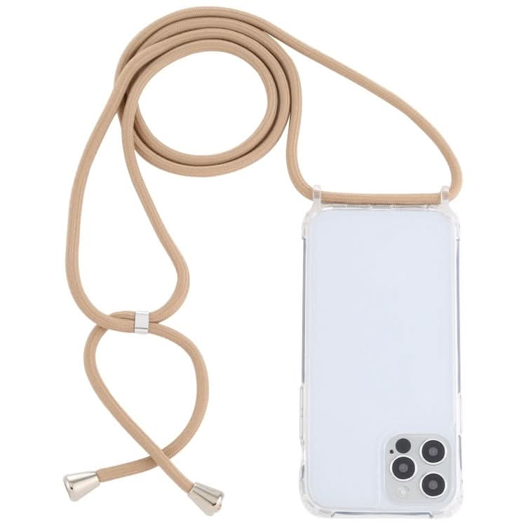 Transparent Acrylic Airbag Shockproof Phone Protective Case with Lanyard, Series 8