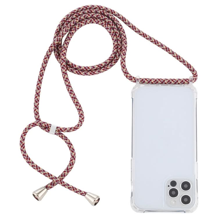 Transparent Acrylic Airbag Shockproof Phone Protective Case with Lanyard, Series 8