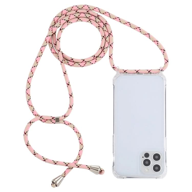 Transparent Acrylic Airbag Shockproof Phone Protective Case with Lanyard, Series 8