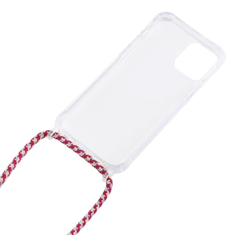 Transparent Acrylic Airbag Shockproof Phone Protective Case with Lanyard, Series 8