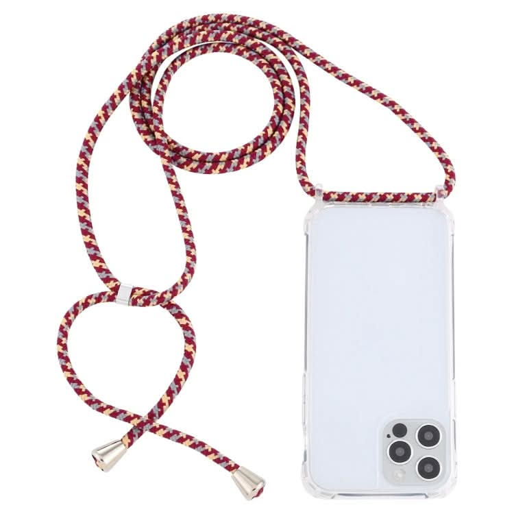 Transparent Acrylic Airbag Shockproof Phone Protective Case with Lanyard, Series 1