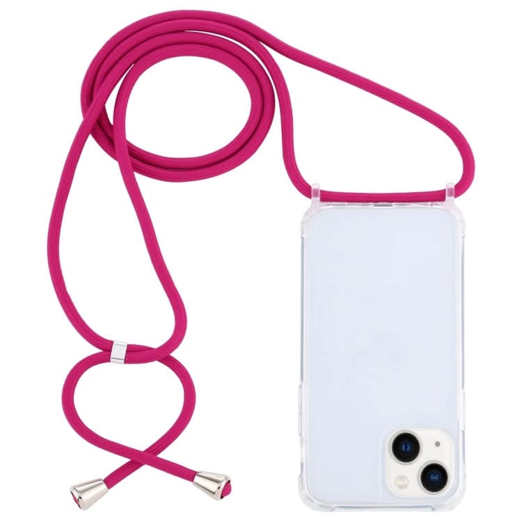 Transparent Acrylic Airbag Shockproof Phone Protective Case with Lanyard, Series 2