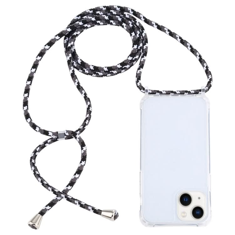 Transparent Acrylic Airbag Shockproof Phone Protective Case with Lanyard, Series 2