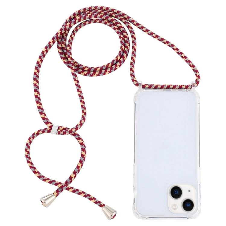 Transparent Acrylic Airbag Shockproof Phone Protective Case with Lanyard, Series 2