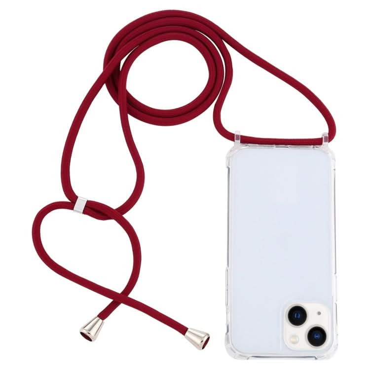 Transparent Acrylic Airbag Shockproof Phone Protective Case with Lanyard, Series 2