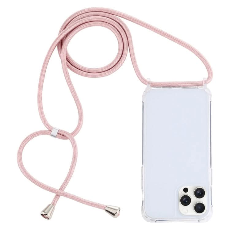 Transparent Acrylic Airbag Shockproof Phone Protective Case with Lanyard, Series 7