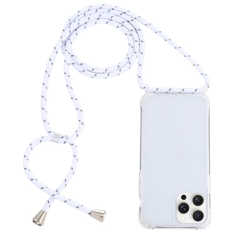 Transparent Acrylic Airbag Shockproof Phone Protective Case with Lanyard, Series 7