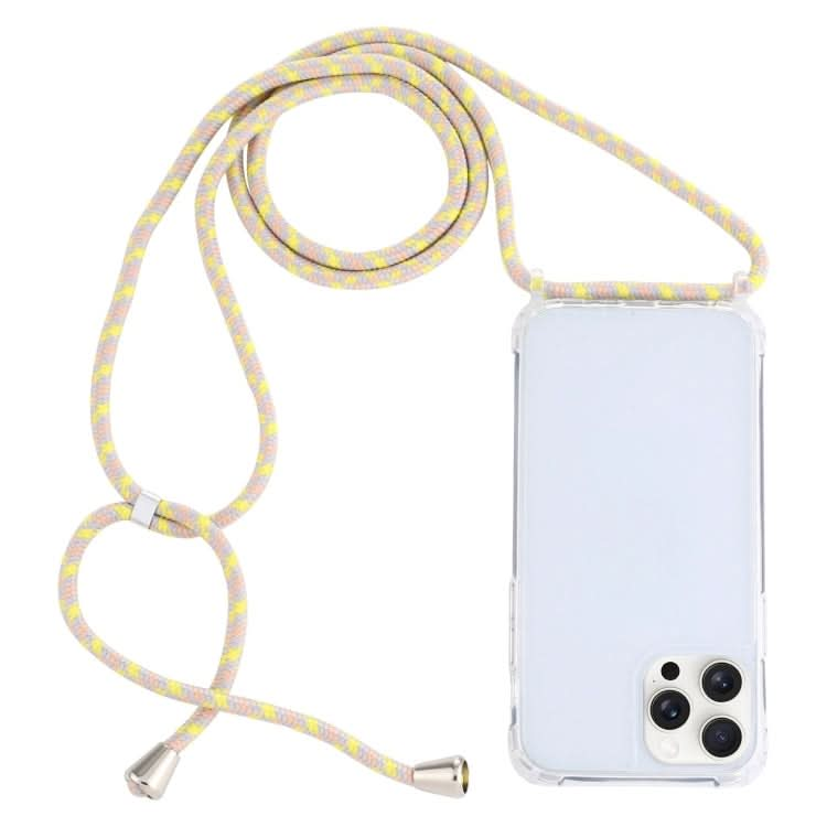 Transparent Acrylic Airbag Shockproof Phone Protective Case with Lanyard, Series 7