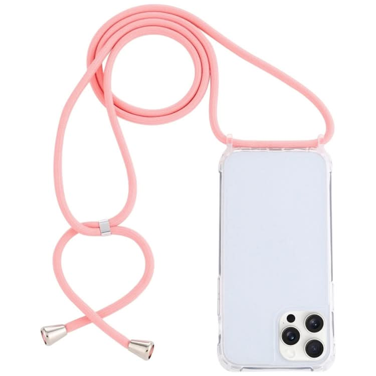 Transparent Acrylic Airbag Shockproof Phone Protective Case with Lanyard, Series 7