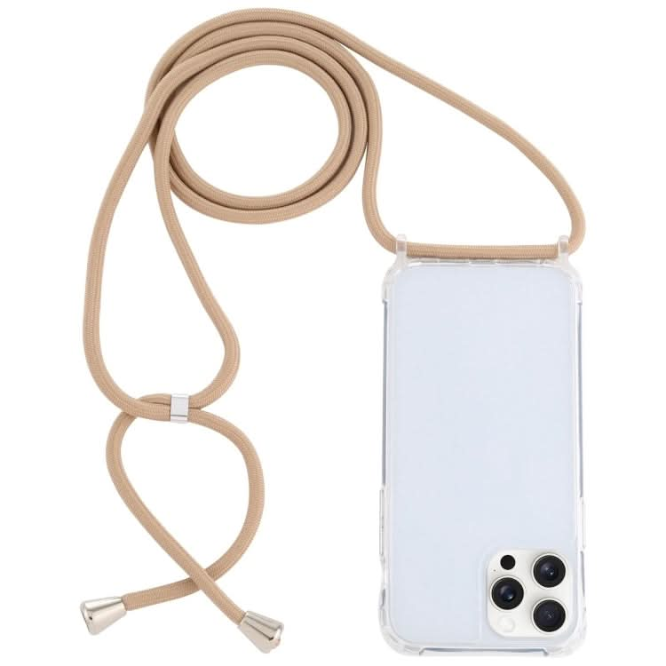 Transparent Acrylic Airbag Shockproof Phone Protective Case with Lanyard, Series 7