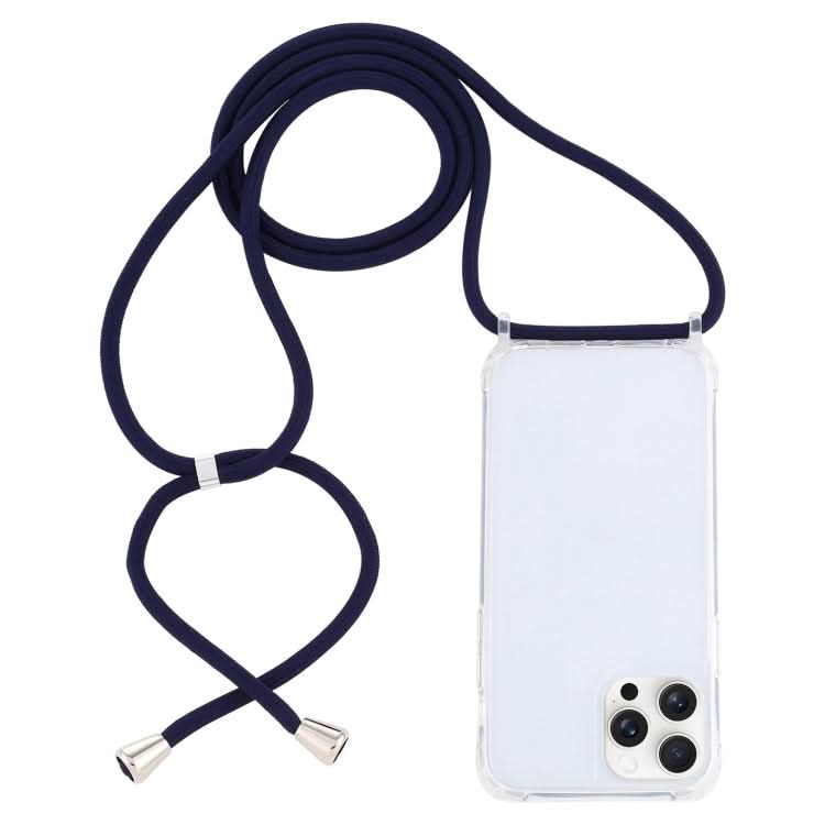 Transparent Acrylic Airbag Shockproof Phone Protective Case with Lanyard, Series 7