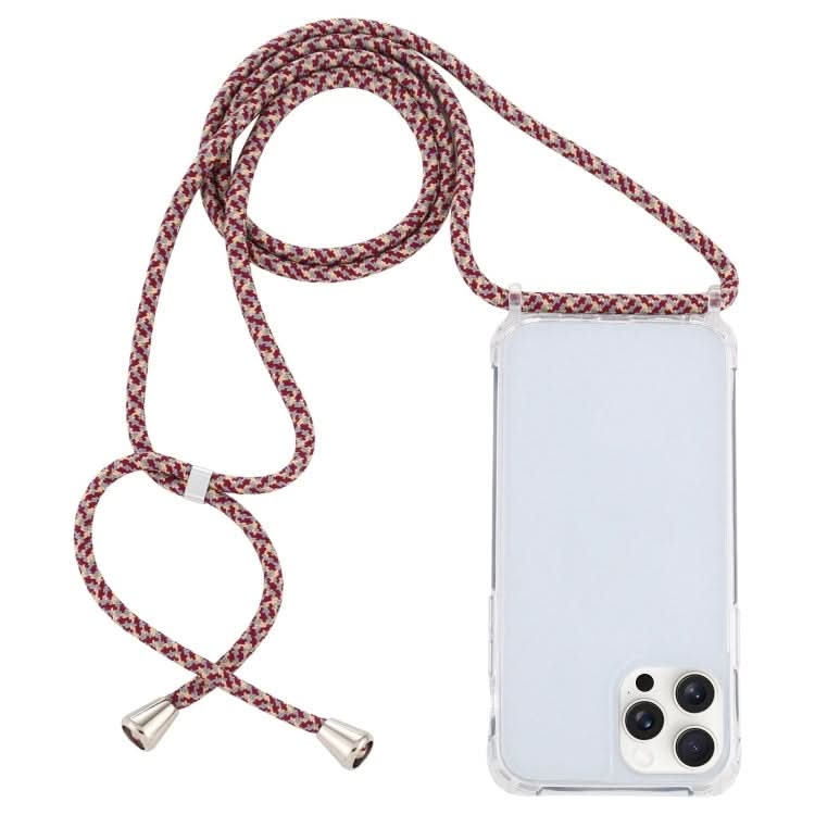 Transparent Acrylic Airbag Shockproof Phone Protective Case with Lanyard, Series 7