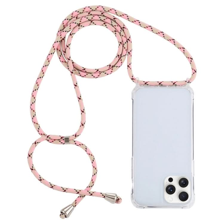 Transparent Acrylic Airbag Shockproof Phone Protective Case with Lanyard, Series 7