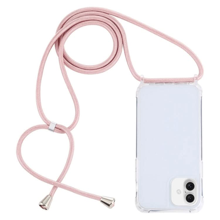 Transparent Acrylic Airbag Shockproof Phone Protective Case with Lanyard, Series 3