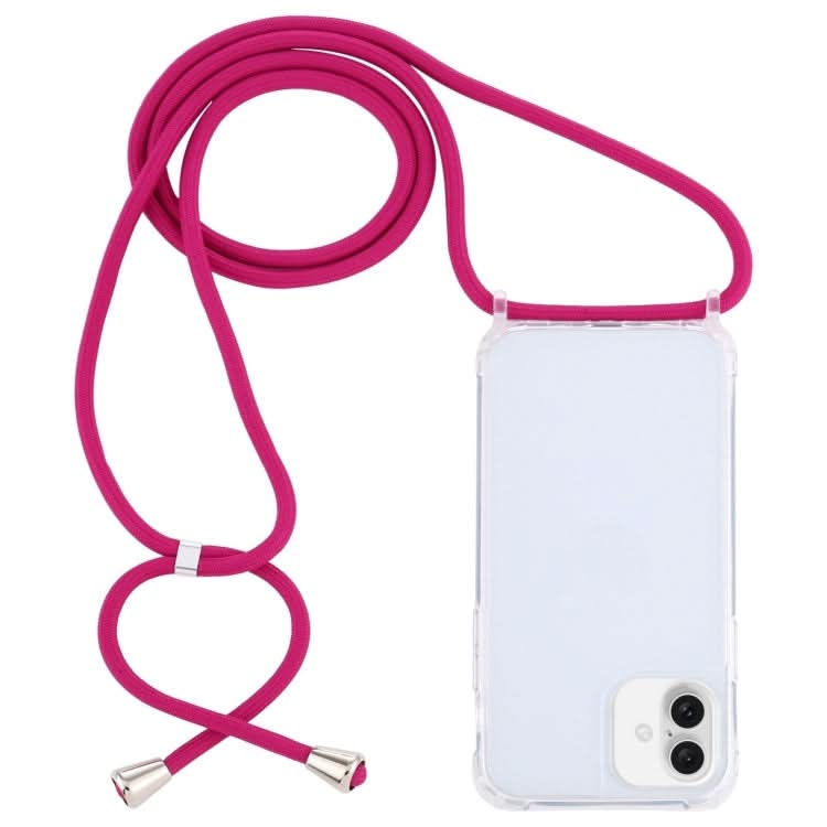 Transparent Acrylic Airbag Shockproof Phone Protective Case with Lanyard, Series 3