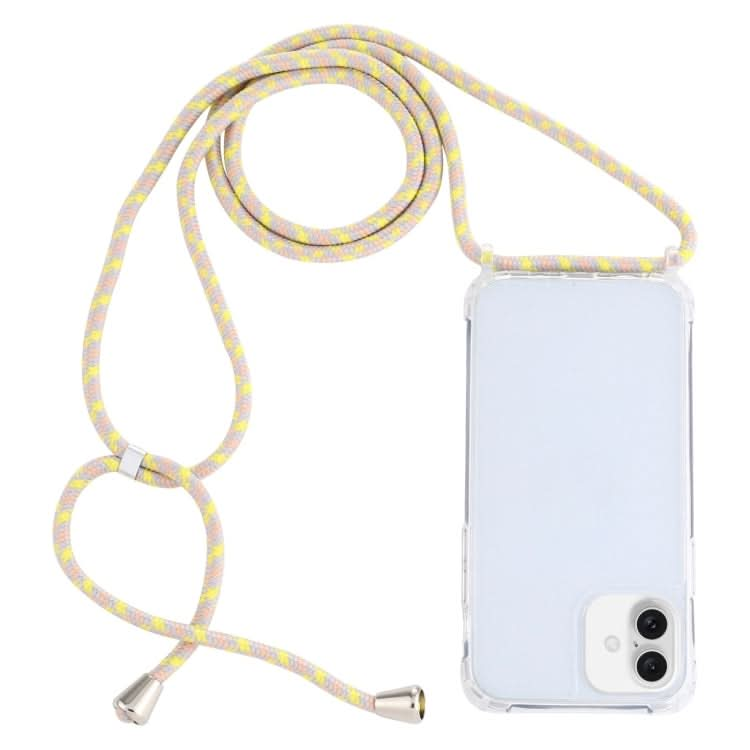 Transparent Acrylic Airbag Shockproof Phone Protective Case with Lanyard, Series 3