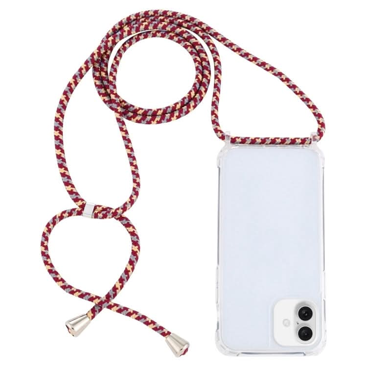 Transparent Acrylic Airbag Shockproof Phone Protective Case with Lanyard, Series 3