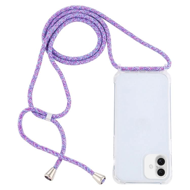 Transparent Acrylic Airbag Shockproof Phone Protective Case with Lanyard, Series 3