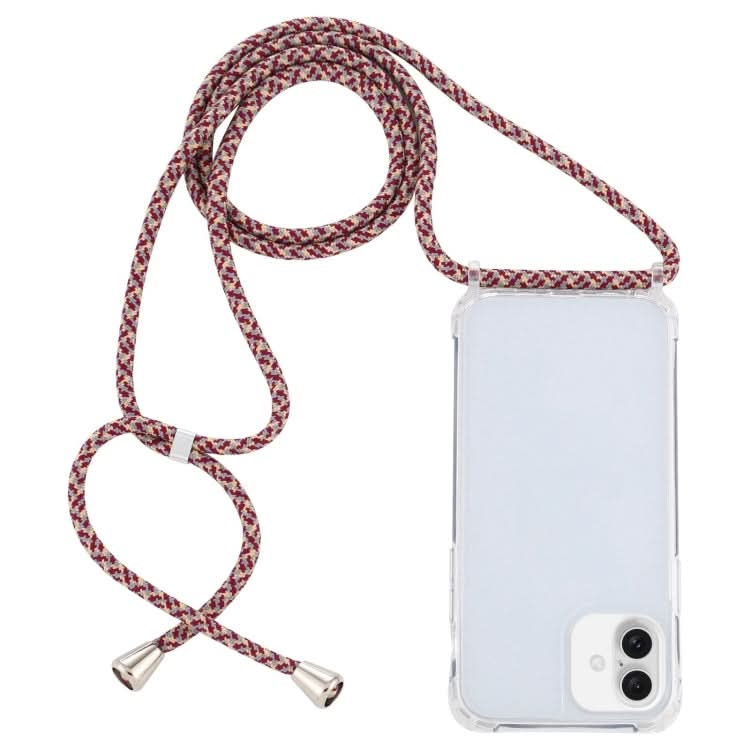 Transparent Acrylic Airbag Shockproof Phone Protective Case with Lanyard, Series 3