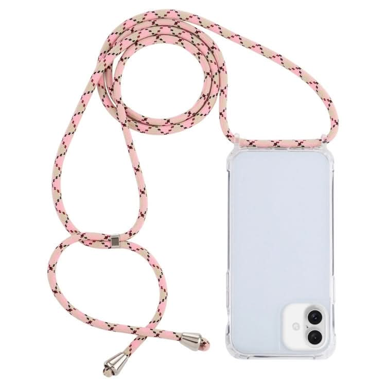 Transparent Acrylic Airbag Shockproof Phone Protective Case with Lanyard, Series 3