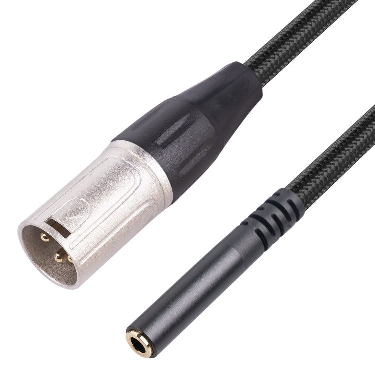 3.5mm Female to XLR 3pin Male Audio Cable, Length: 30cm