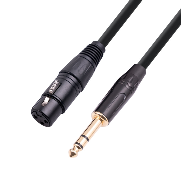 6.35mm 1/4 TRS Male to XLR 3pin Female Microphone Cable