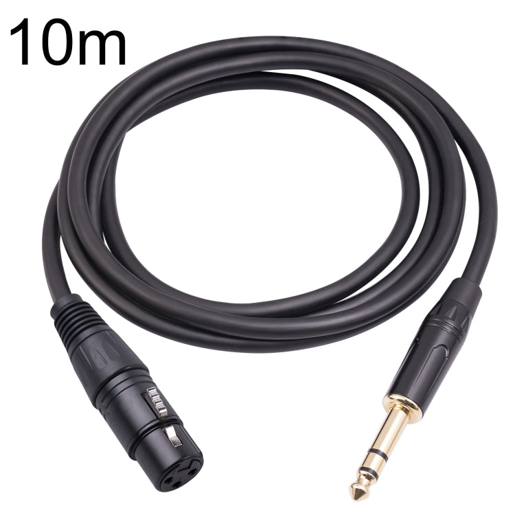 6.35mm 1/4 TRS Male to XLR 3pin Female Microphone Cable