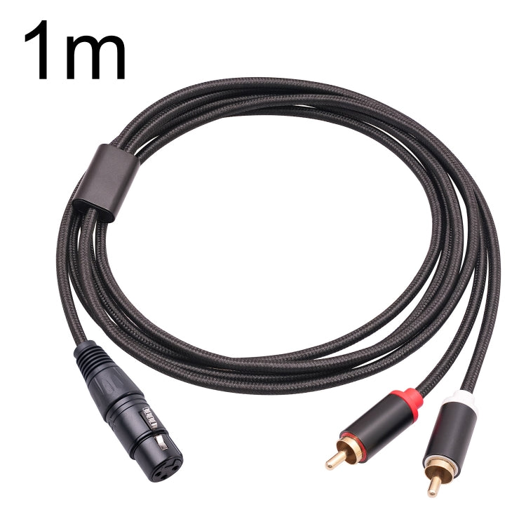 RCA20 XLR Female to Dual RCA Y-Splitter Audio Cable