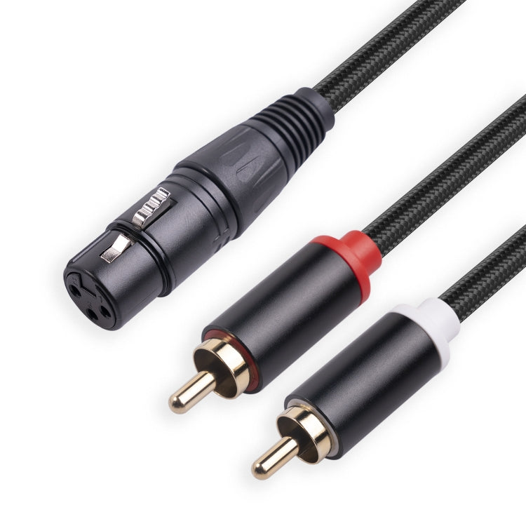 RCA20 XLR Female to Dual RCA Y-Splitter Audio Cable Reluova