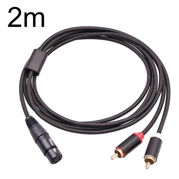 RCA20 XLR Female to Dual RCA Y-Splitter Audio Cable Reluova