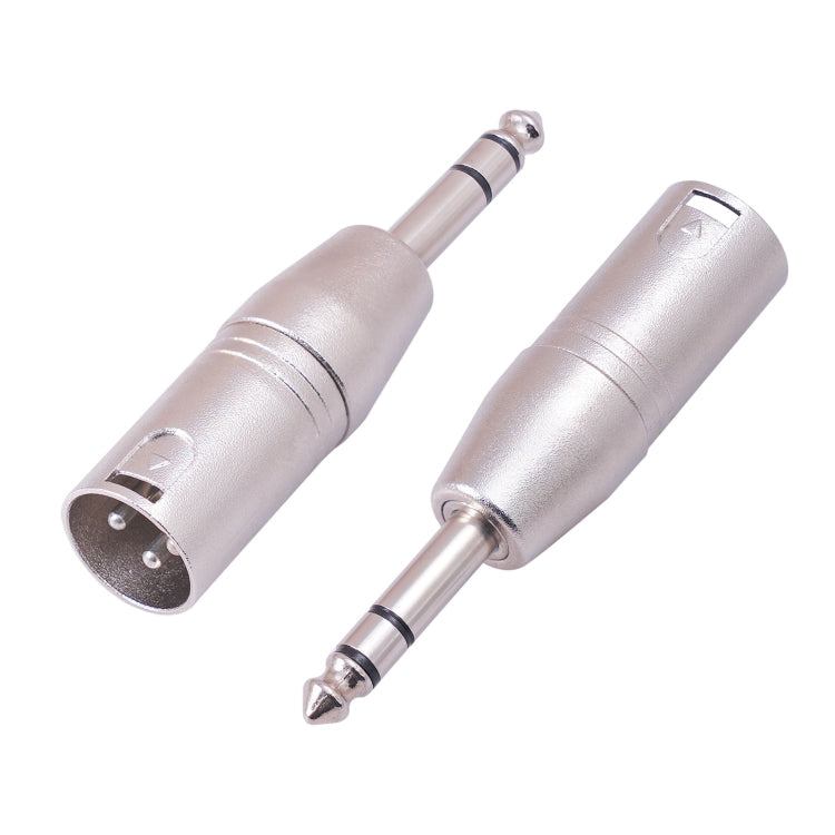 LZ1180 6.35mm 1/4 TRS Male to XLR 3pin Male Adapter Reluova