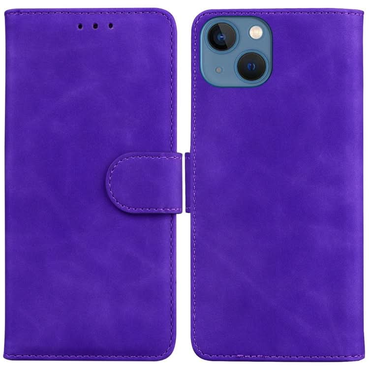 Skin Feel Pure Color Flip Leather Phone Case, Series 1