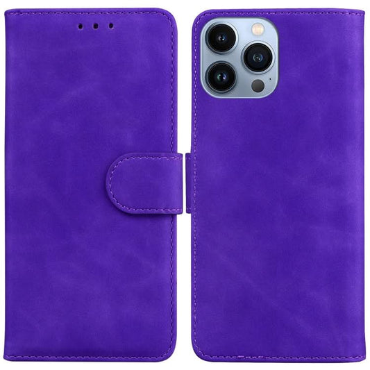 Skin Feel Pure Color Flip Leather Phone Case, Series 3