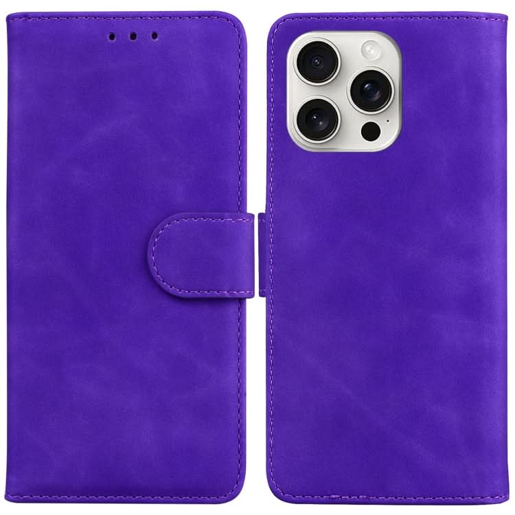 Skin Feel Pure Color Flip Leather Phone Case, Series 3