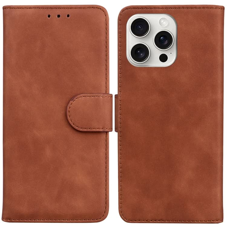 Skin Feel Pure Color Flip Leather Phone Case, Series 3