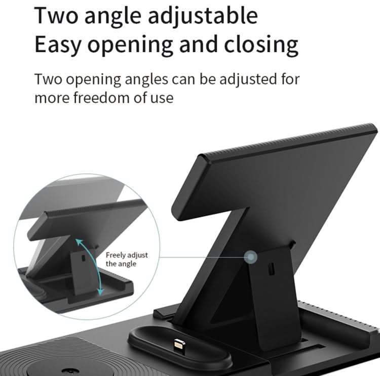 Yesido DS13 18W 4 in 1 Multifunctional Foldable Desktop Wireless Charging Stand