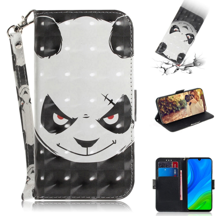 3D Painted Pattern Magnetic Attraction Horizontal Flip Leather Case with Holder & Card Slot & Wallet & Lanyard, Series 3