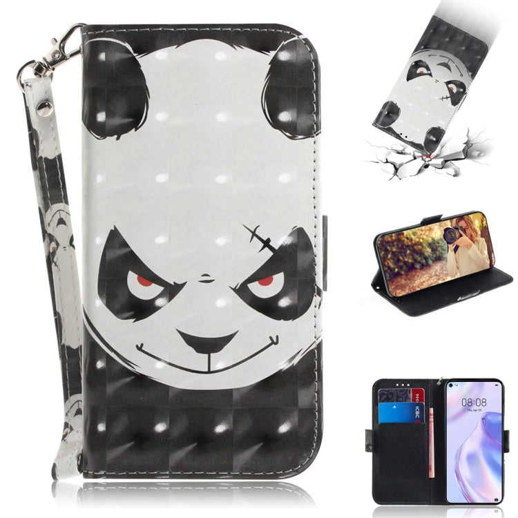 3D Painted Pattern Magnetic Attraction Horizontal Flip Leather Case with Holder & Card Slot & Wallet & Lanyard, Series 7