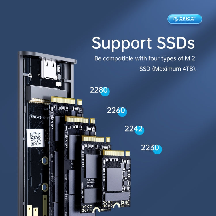 ORICO AM2C3-G2 M.2 NVME SSD Enclosure