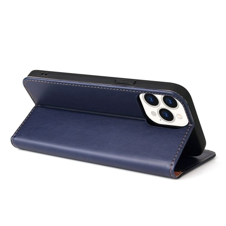 Fierre Shann PU Genuine Leather Texture Phone Case, Series 2