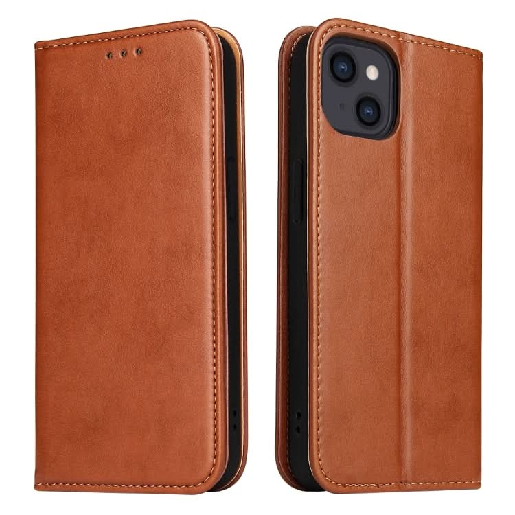 Fierre Shann PU Genuine Leather Texture Phone Case, Series 1