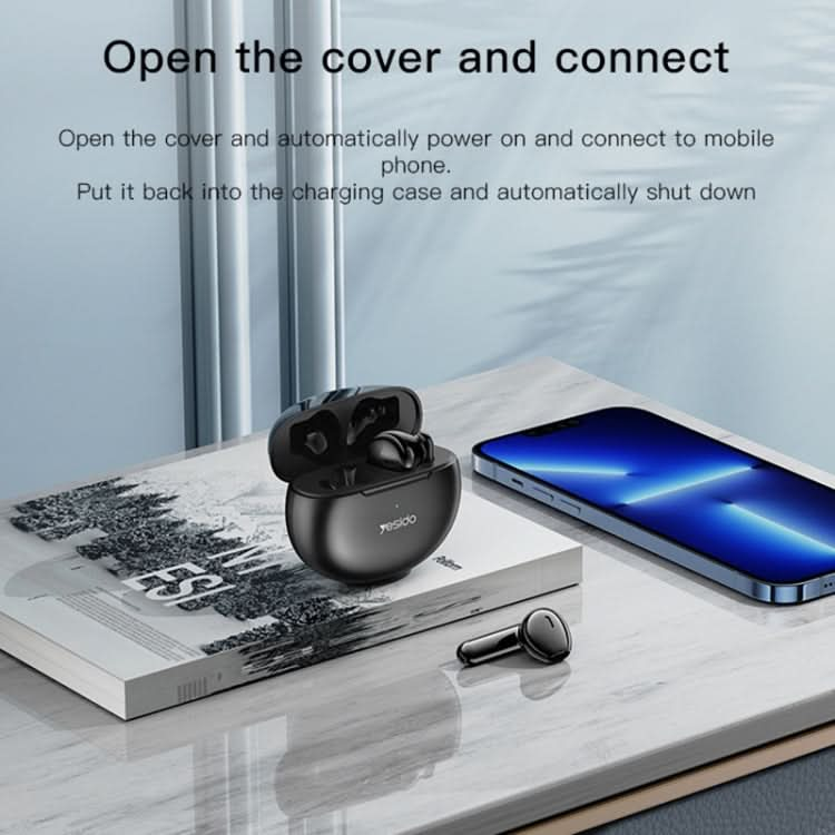 Yesido TWS12 TWS True Wireless Bluetooth Noise Reduction Earphone