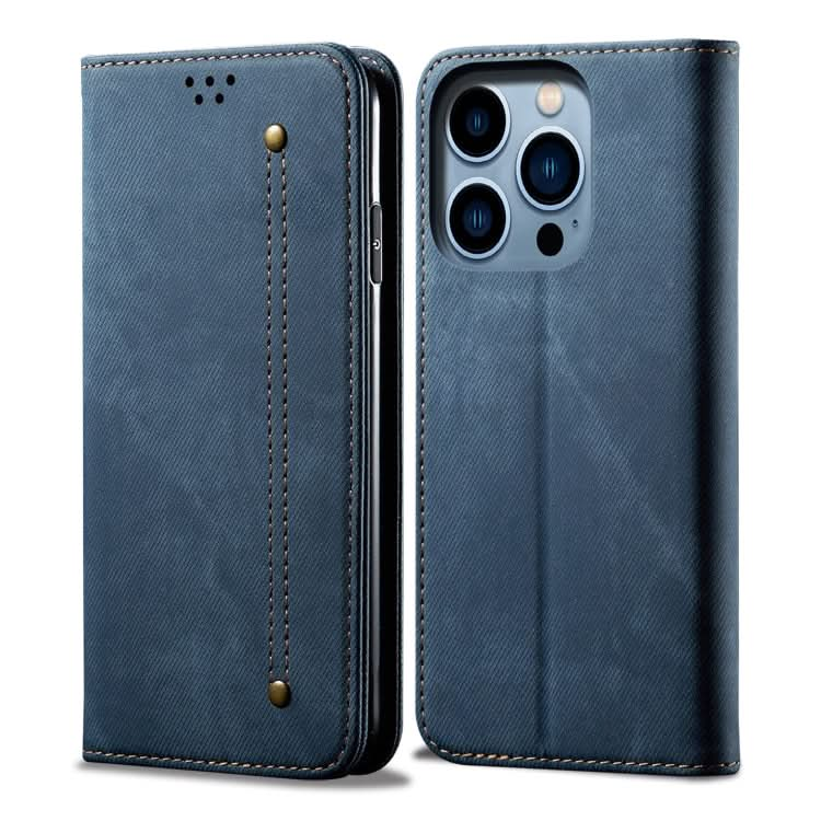 Denim Texture Casual Style Horizontal Flip Leather Case, Series 1