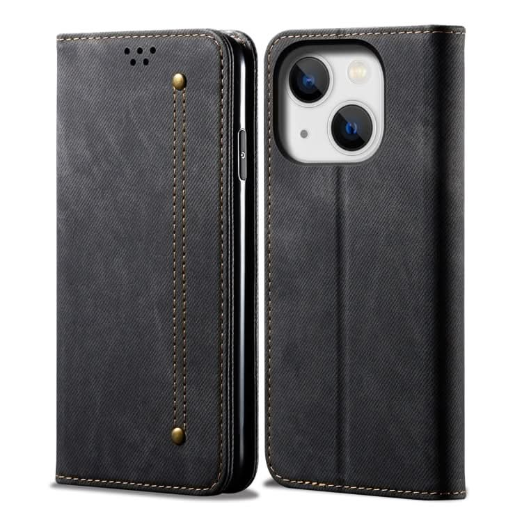 Denim Texture Casual Style Horizontal Flip Leather Case, Series 1