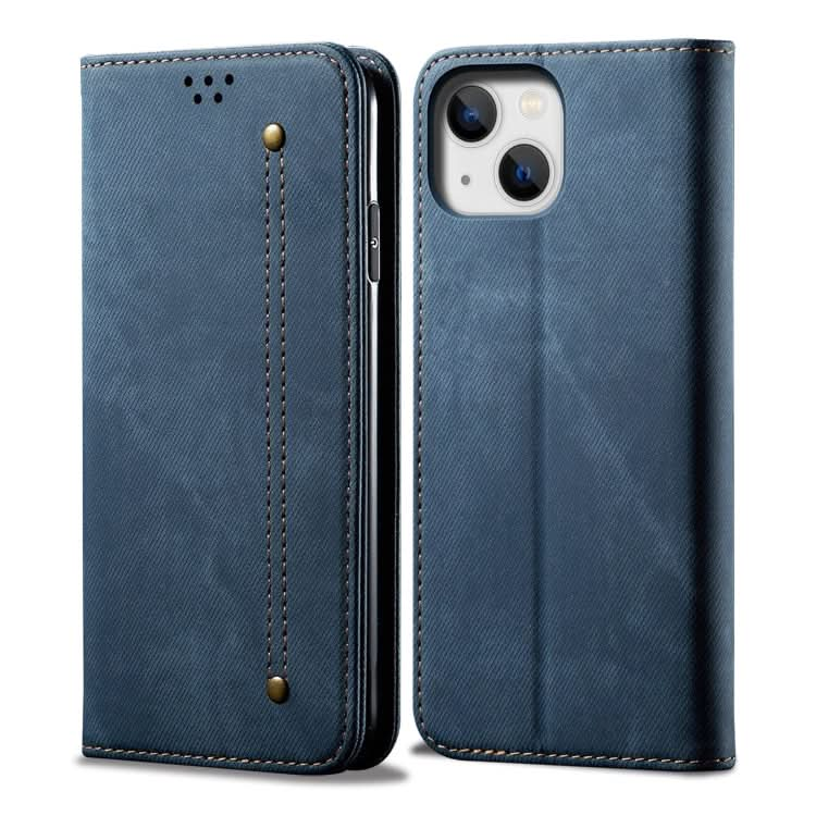 Denim Texture Casual Style Horizontal Flip Leather Case, Series 1