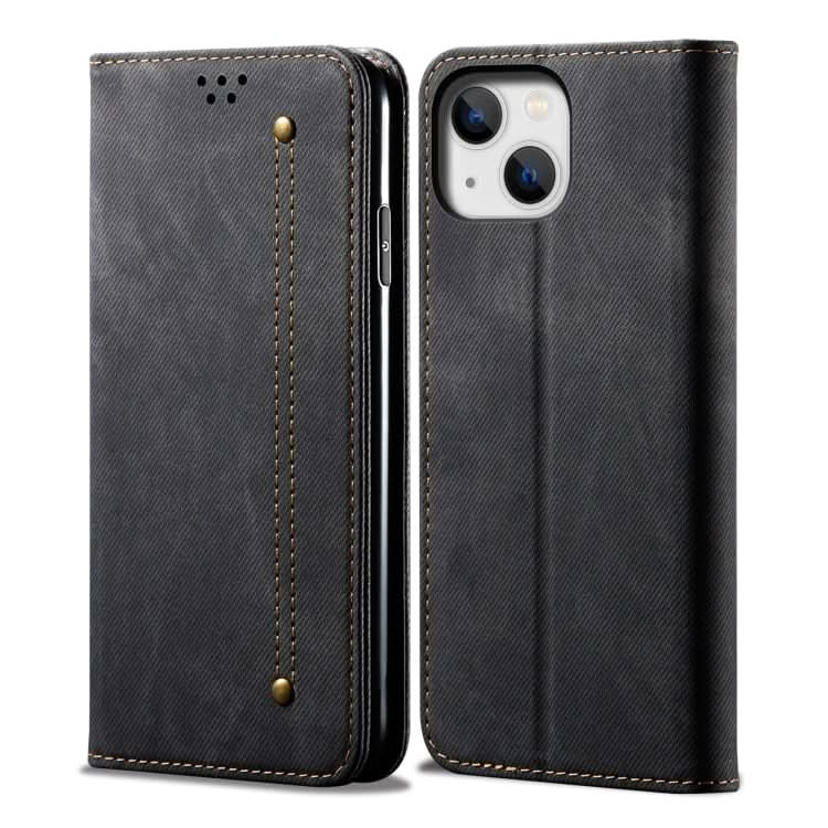 Denim Texture Casual Style Horizontal Flip Leather Case, Series 1