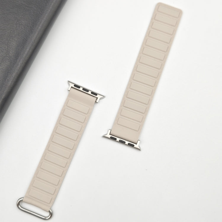 Reverse Buckle Magnetic Silicone Watch Band, Series 12