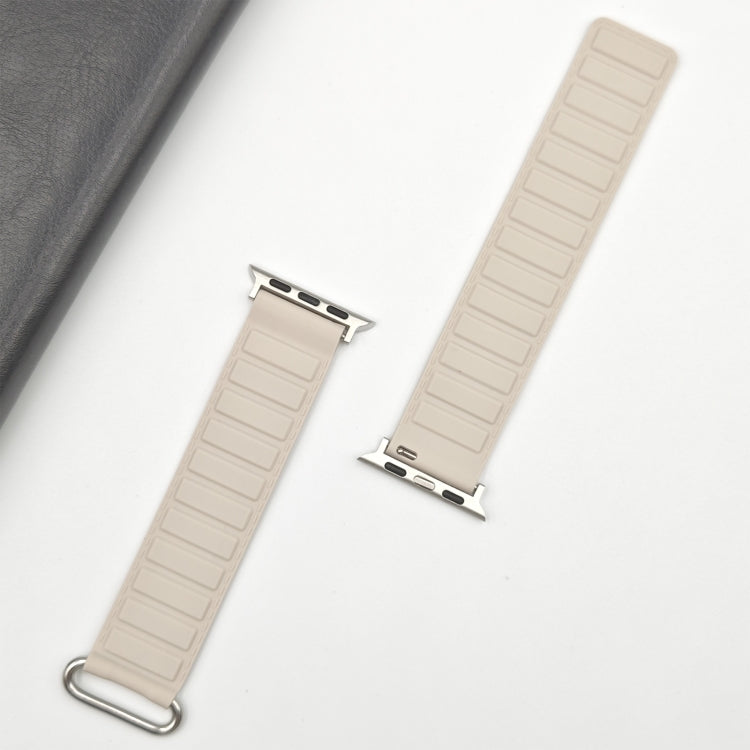 Reverse Buckle Magnetic Silicone Watch Band, Series 12