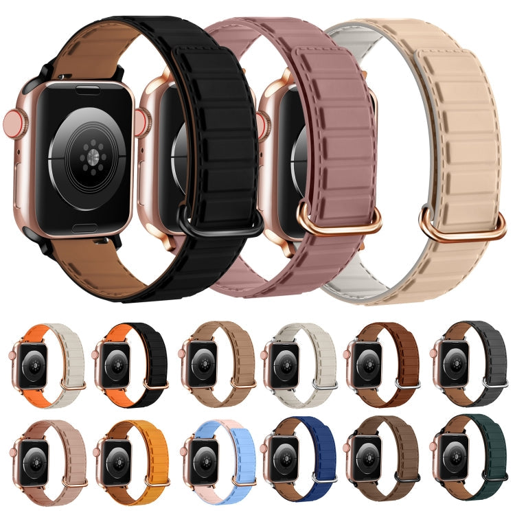 Reverse Buckle Magnetic Silicone Watch Band, Series 1